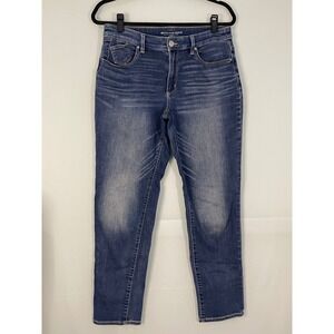 Chico's‎ Boyfriend Ankle Jeans Dark Wash Womens Size 2R Denim